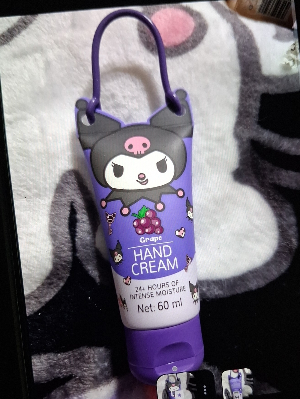 Sanrio Kuromi Grape Hand Cream - Purple with Pink Accents